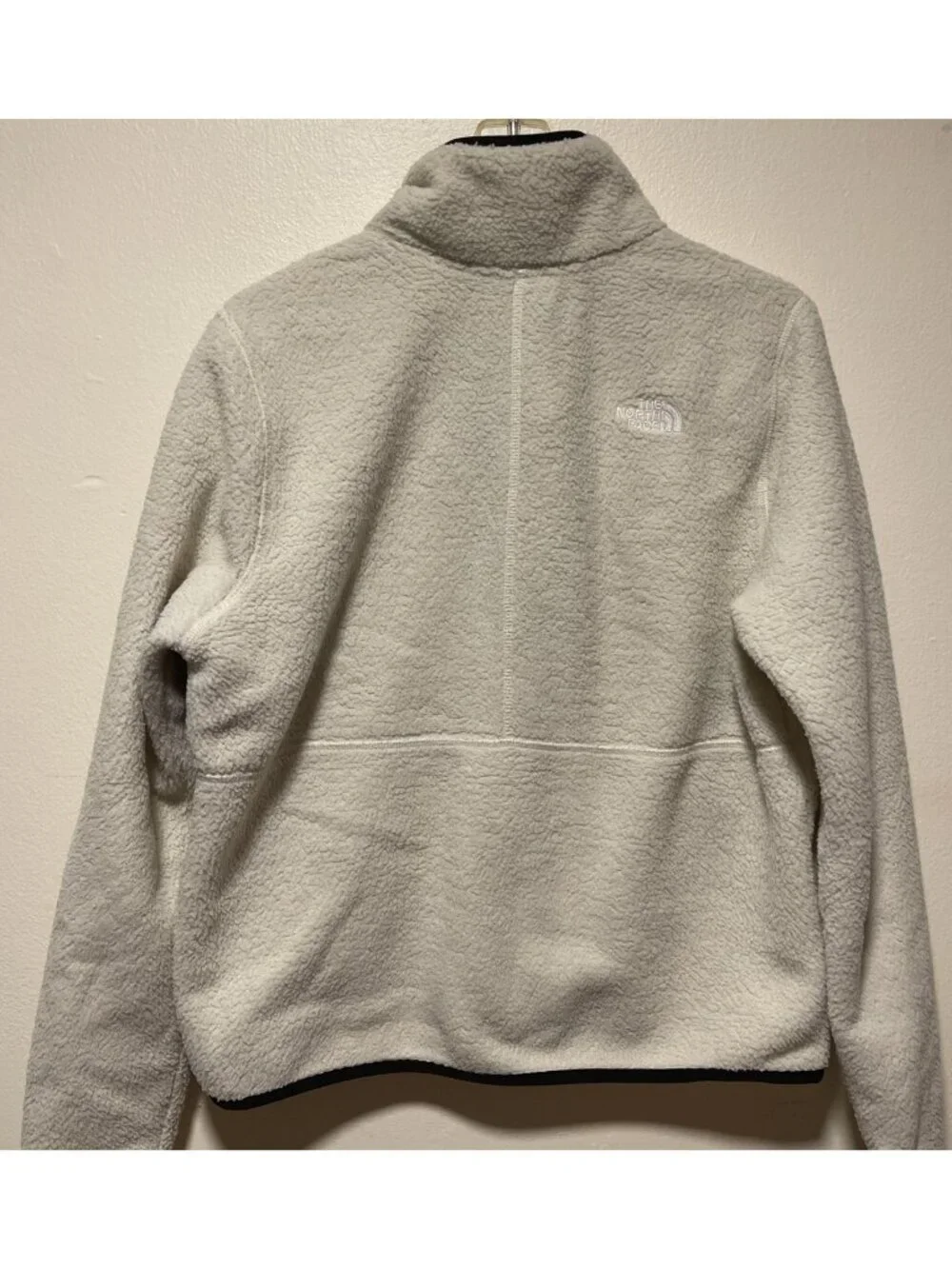 The North Face Yumiori  Full-Zip Jacket  Women's Medium White Dune Black Sherpa